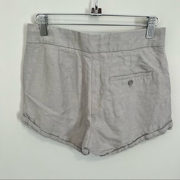 Aritzia Wilfred Allegra Shorts Light Grey Linen  Shorts - Picture 9 of 14